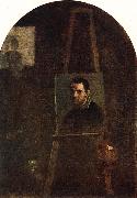 CARRACCI, Annibale Self-portrait dfg France oil painting reproduction